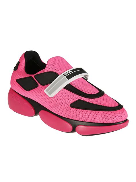 hot pink prada sneakers|black Prada sneakers men.